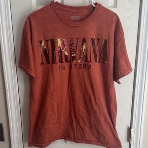 NIRVANA Rust Graphic Tee